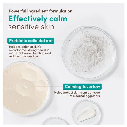 Aveeno Calm + Restore Nourishing Oat Cleanser for Sensitive Skin 200ml