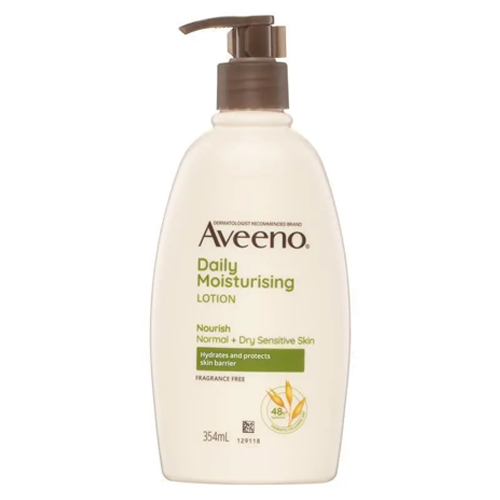 Aveeno Daily Moisturising Fragrance Free Body Lotion 354ml