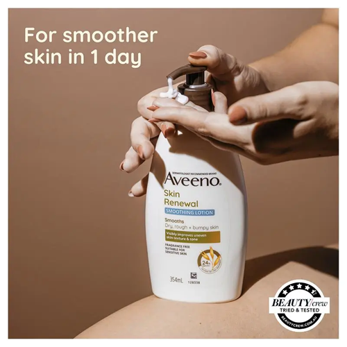 Aveeno Skin Renewal Smoothing Body Lotion for Dry, Bumpy Skin 354ml
