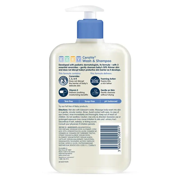 Cerave Baby Wash and Shampoo 473ml