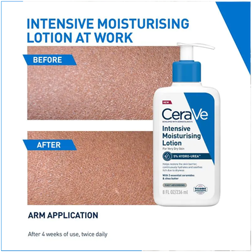 Cerave Intensive Moisturising Lotion for Very Dry, Itchy Skin 236ml