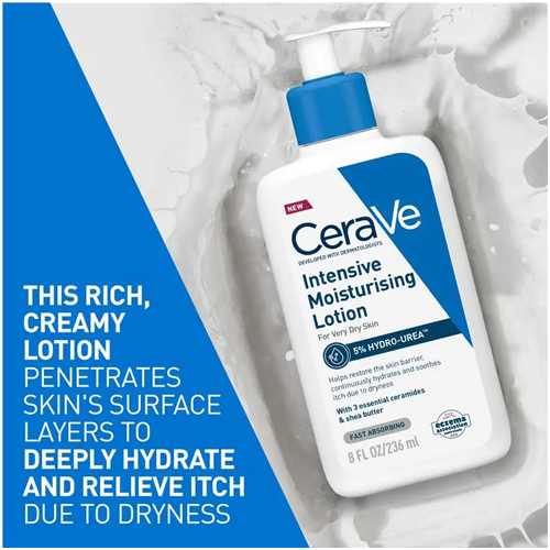 Cerave Intensive Moisturising Lotion for Very Dry, Itchy Skin 236ml