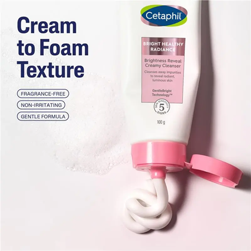 Cetaphil Bright Healthy Radiance Reveal Creamy Cleanser 100g