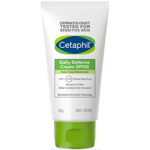 Cetaphil Daily Defense SPF 50 Facial Moisturiser 50g