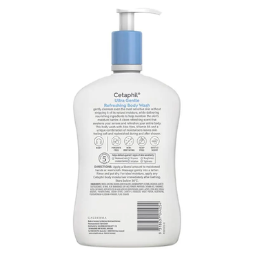 Cetaphil Ultra Gentle Refreshing Body Wash 1l