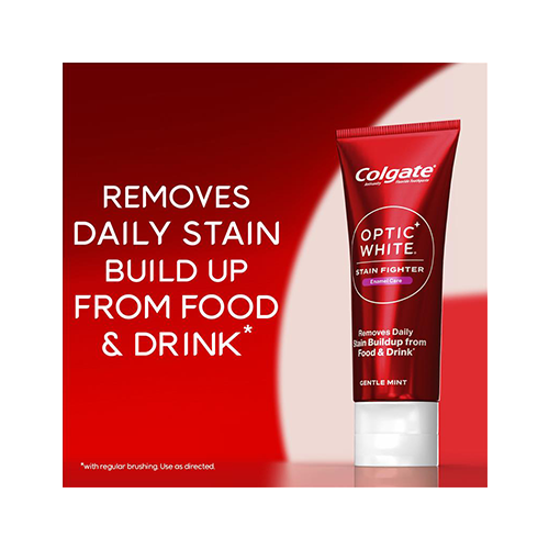 Colgate Optic White Stain Fighter Whitening Toothpaste 140g