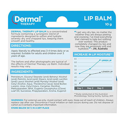 Dermal Therapy Original Lip Balm 10g