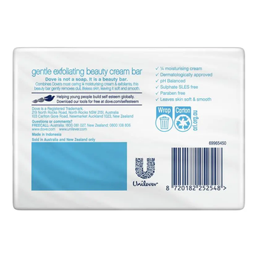 Dove Gentle Exfoliating Beauty Cream Bar 90g