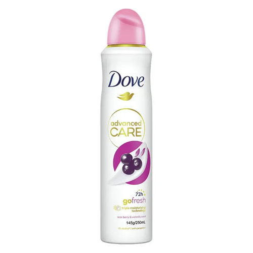Dove Advanced Care Acai Berry and Waterlily Antiperspirant Spray 250ml