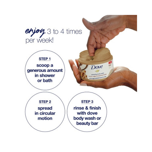 Dove Brown Sugar & Coconut Butter Exfoliating Body Polish 298g