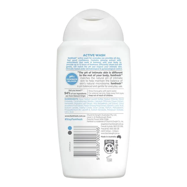 Femfresh Active Wash 250ml