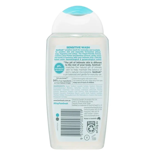 Femfresh Sensitive Wash 250ml