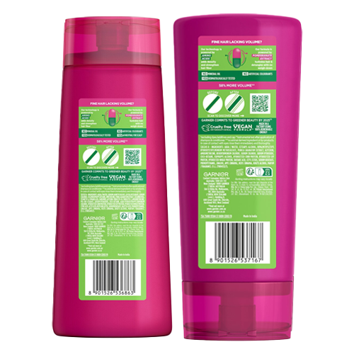 Garnier Fructis Full & Luscious Shampoo and Conditioner for Fine Hair 315ml
