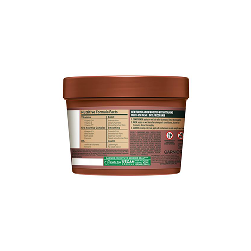 Garnier Fructis Smoothing Macadamia Hair Food For Dry,Frizzy Hair 390ml
