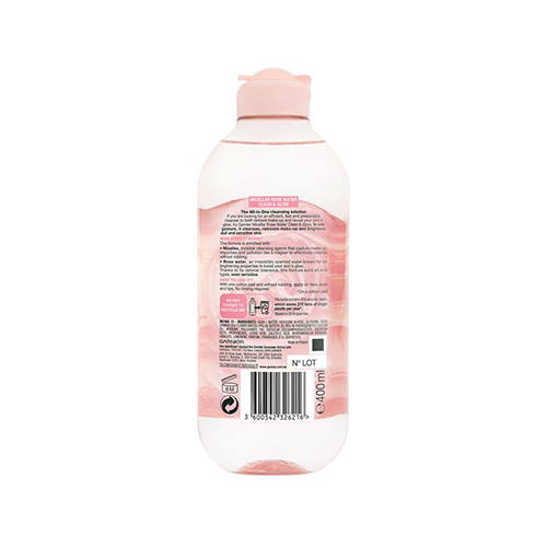 Garnier Micellar Cleansing Rose Water For Dull & Sensitive Skin 400ml
