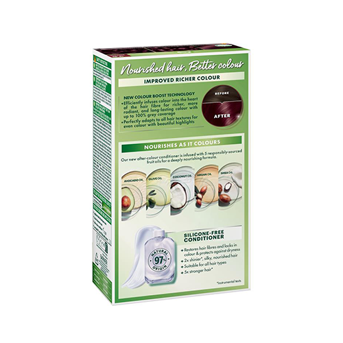 Garnier Nutrisse Ultra Creme Permanent Hair Color 3.6 Deep Reddish Darkest Brown