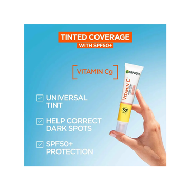 Garnier Vitamin C SPF 50+ Daily Tinted Even Tone Fluid 40ml