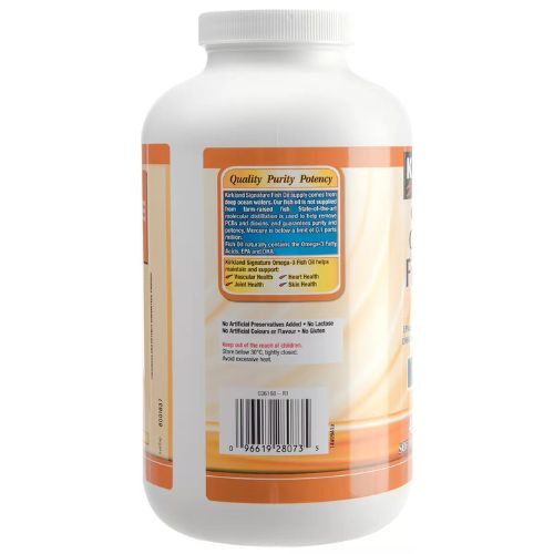 Kirkland Signature Omega-3 Fish Oil 1000mg 400 Capsules