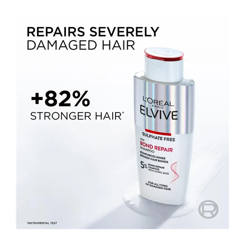L'Oreal Elvive Sulfate Free Bond Repair Shampoo for Damaged 200ml