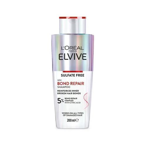 L'Oreal Elvive Sulfate Free Bond Repair Shampoo for Damaged 200ml