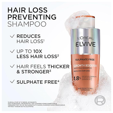 L'Oreal Elvive Growth Booster Anti Fall Shampoo 200ml
