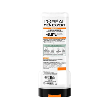 L'Oreal Men Expert Hydra Energetic Extreme Sport 5 In 1 Shower Gel 400ml