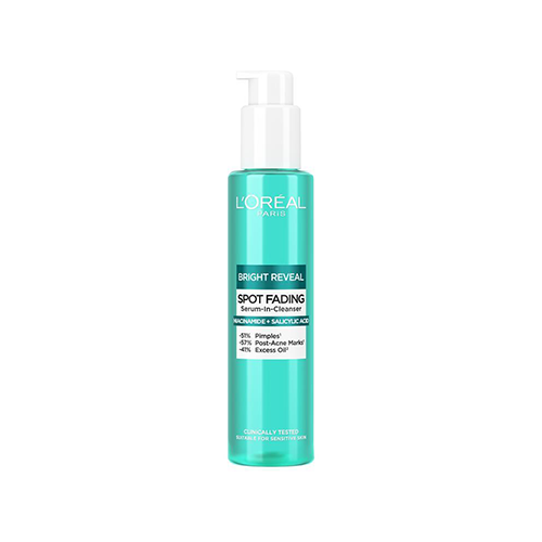 L'Oreal Bright Reveal Spot Fading Serum In Cleanser 150ml