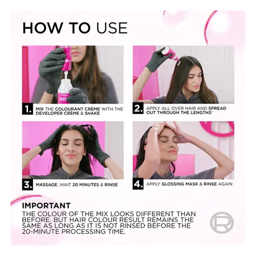 L'Oreal Paris Casting Creme Gloss Semi-Permanent Hair Color 200 Ebony Black