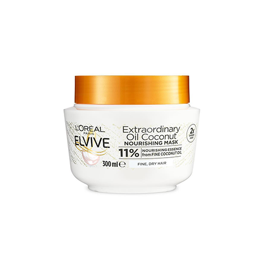 L'Oreal Elvive Extraordinary Oil Coconut Nourishing Mask For Fine , Dry Hair 300ml