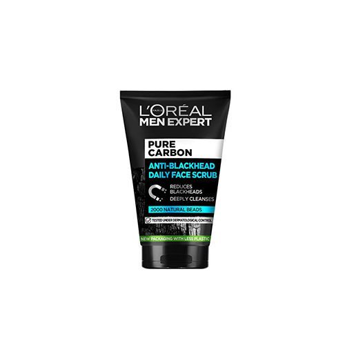 L'Oreal Men Expert Pure Carbon Anti Blackhead Daily Face Scrub 100ml