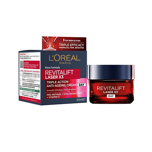 L'Oreal Revitalift Laser X3 Triple Action Anti-Aging Day Cream 50ml
