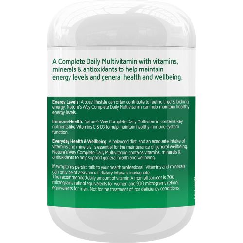 Nature's Way Complete Daily Multivitamin 250 Tablets