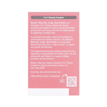 Nature's Way Beauty Hair, Scalp, Skin & Nails 60 Tablets