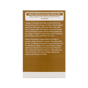 Nature's Way Beauty Collagen For Mature Skin 60 Tablets