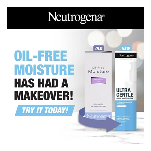 Neutrogena Ultra Gentle Daily Moisturizer for Sensitive Skin 100ml