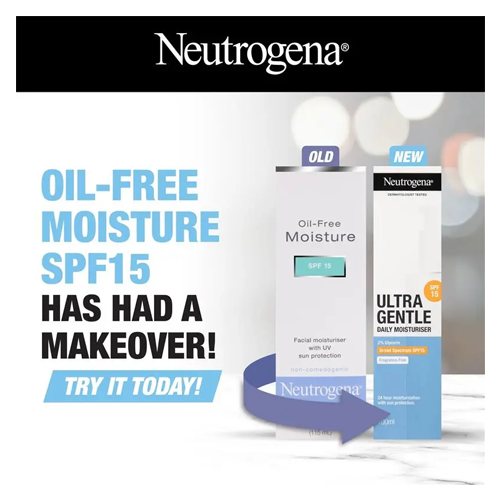 Neutrogena Ultra Gentle SPF 15 Daily Moisturiser 100ml
