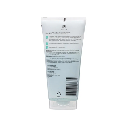 Neutrogena Deep Clean Invigorating Foaming Scrub 150g