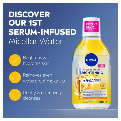 Nivea Brightening Micellar Water 400ml