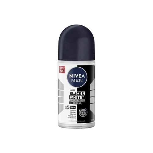 Nivea Men Black And White Invisible Original Antiperspirant Roll On 50ml