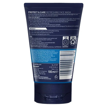 Nivea Men Protect and Care Refreshing Face Wash 100ml