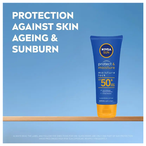 Nivea Sun Protect & Moisture Lock SPF 50+ Sunscreen Lotion 100ml