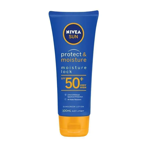 Nivea Sun Protect & Moisture Lock SPF 50+ Sunscreen Lotion 100ml