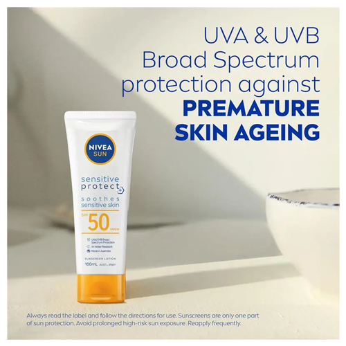 Nivea Sun Sensitive Protect SPF 50 Sunscreen Lotion 100ml