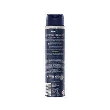 Nivea Men Deep Extreme Anti-Perspirant Deodorant Spray 250ml