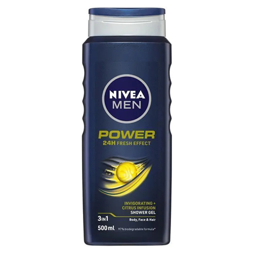 Nivea Men Power Refreshing 3 In 1 Shower Gel 500ml