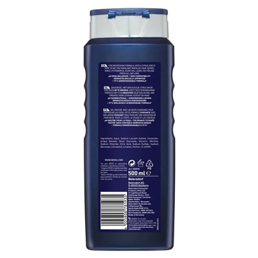 Nivea Men Power Refreshing 3 In 1 Shower Gel 500ml
