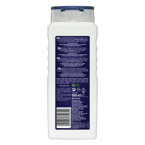Nivea Men Sensitive 3 In 1 Shower Gel 500ml