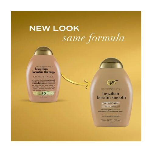 OGX Brazilian Keratin Smooth Conditioner 385ml
