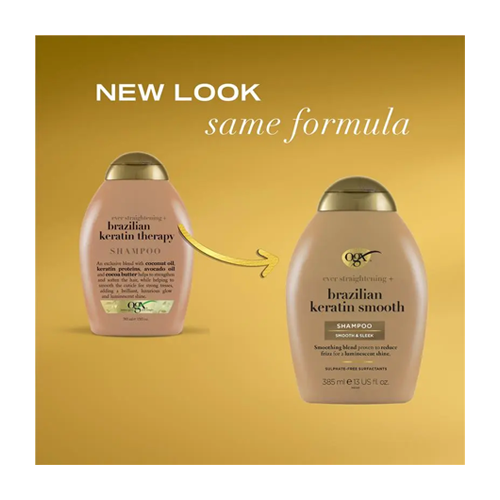 OGX Brazilian Keratin Smooth Shampoo 385ml