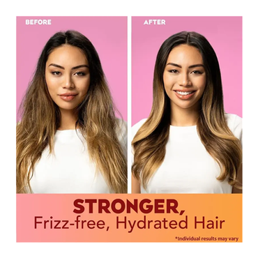 OGX Frizz Free Keratin Smoothing Oil Shampoo 385ml